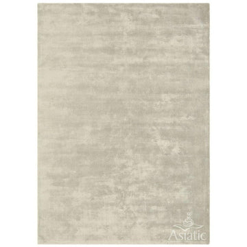 Katherine Carnaby Chrome Luxury Modern Plain Distressed Tonal Metallic Shimmer Hand-Woven High-Density Heavyweight Soft Textured Silky Viscose Pearl Cream Rug-Asiatic Carpets-Rug Love - The Most Loved Rug Store